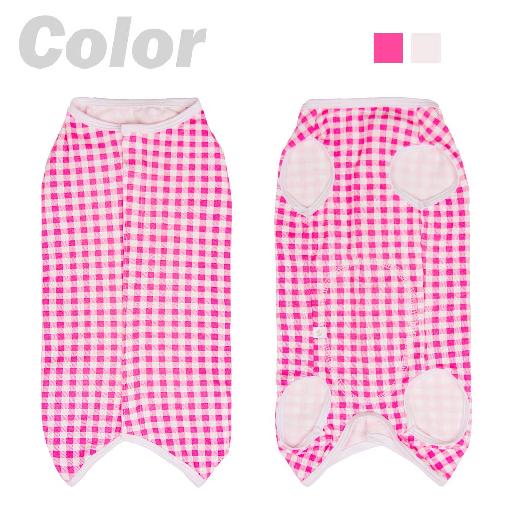 Kukaster Pet recovery suit side view highlighting breathable fabric