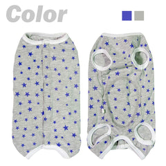 Kukaster Pet recovery suit belly-cutout ensures convenient male dog urination without undressing.