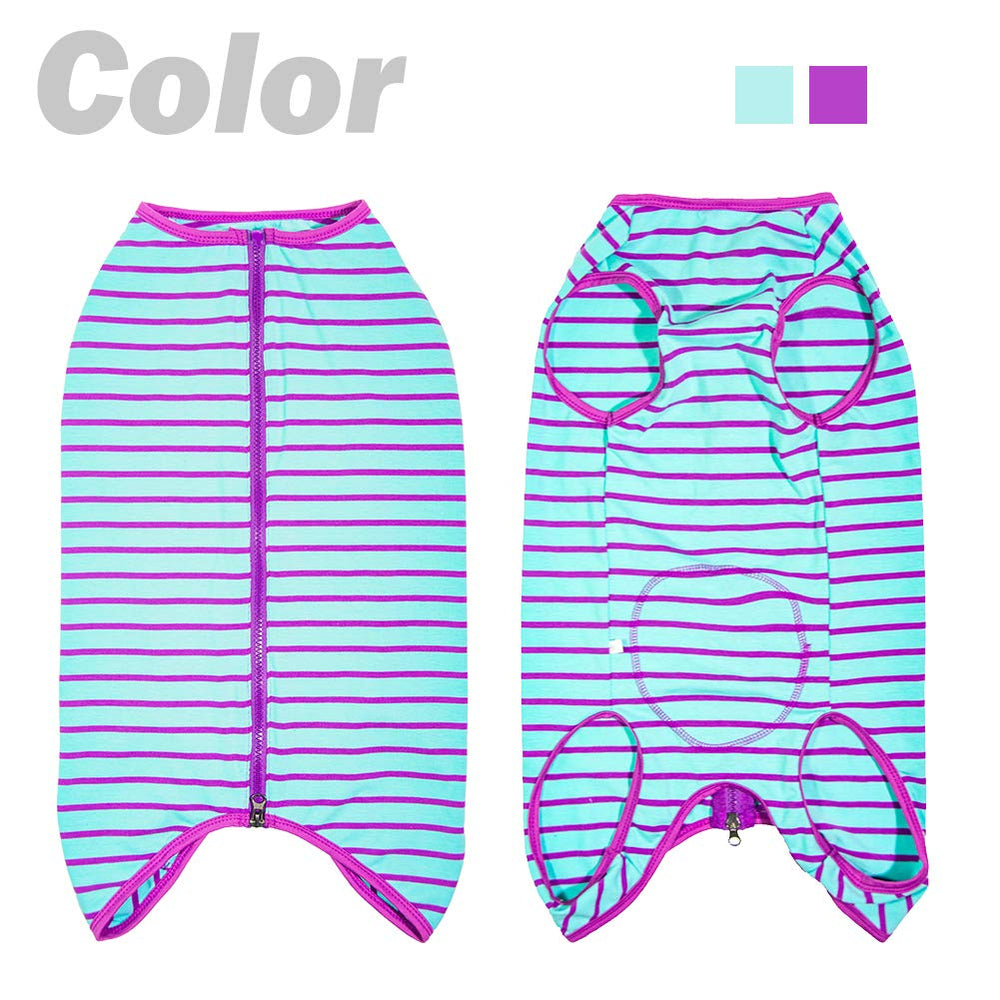 Kukaster Pet recovery suit unisex design shows versatile fit