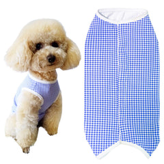 Kukaster Pet recovery suit back view protecting wounds for post surgery healing
