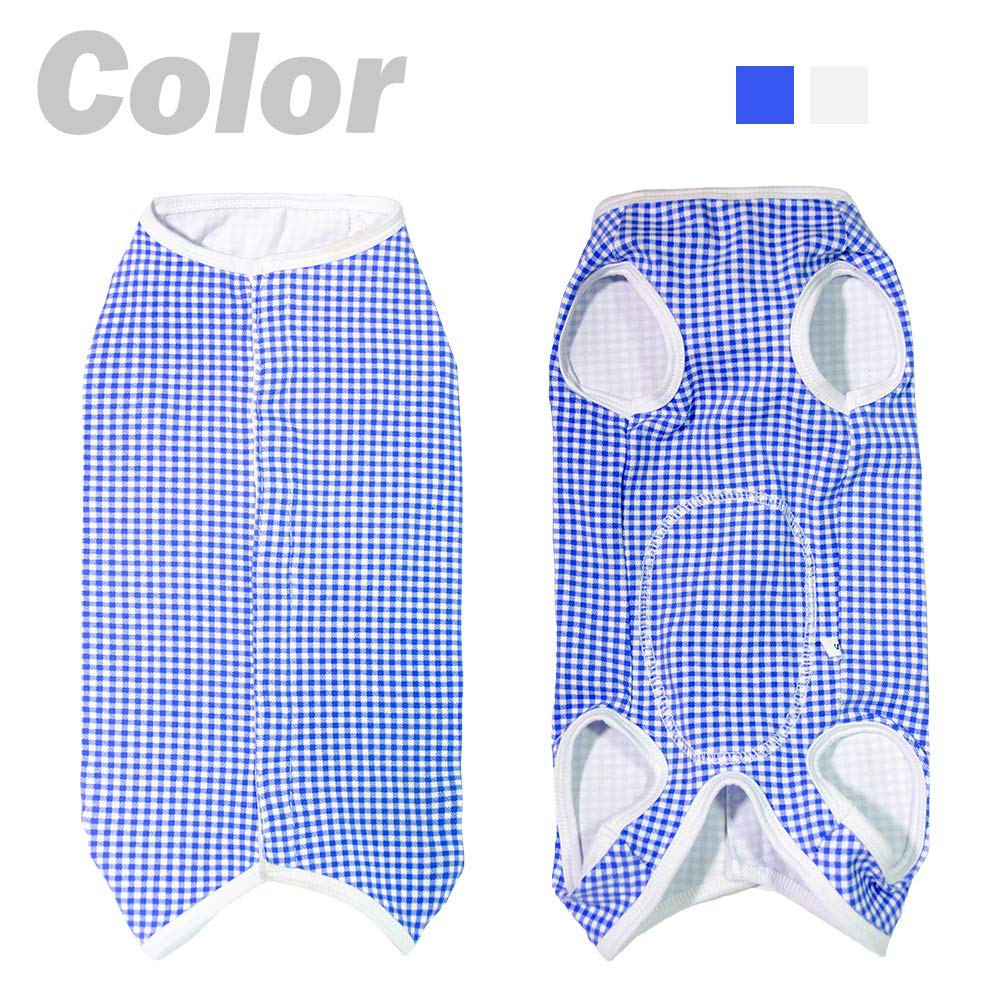 Kukaster Pet recovery suit belly opening designed for male dogs to pee without removal