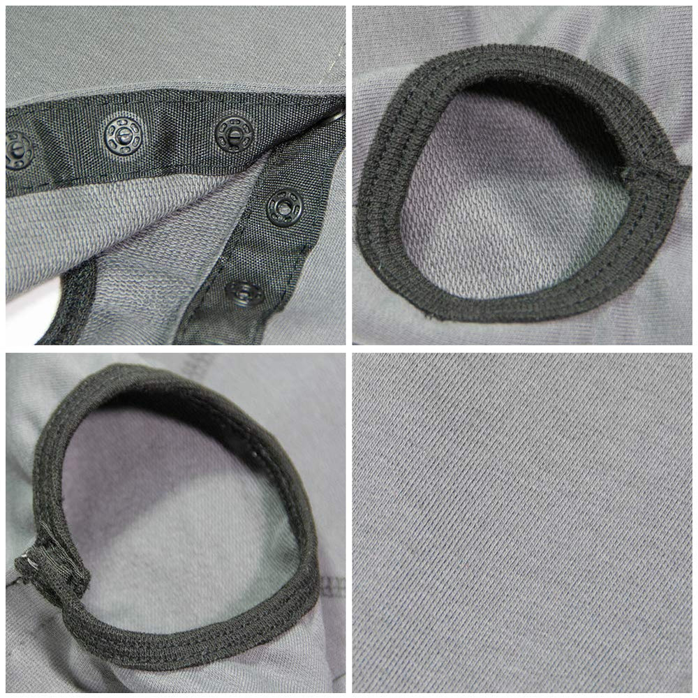 Kukaster Pet recovery suit fabric closeup shows soft breathable material for comfort