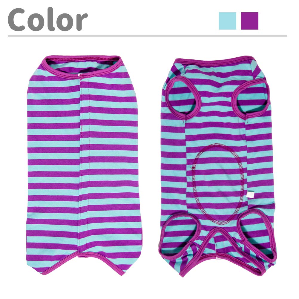 Kukaster Pet Recovery Suit snap-buttons close-up for easy wearing