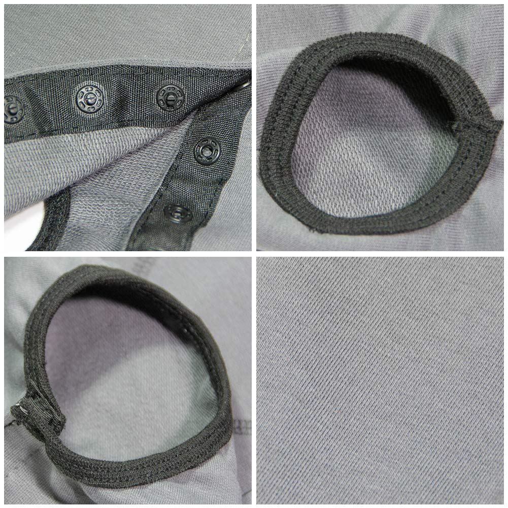 Kukaster Pet Traje de Recuperación para Perro, lateral: cómodo y móvil