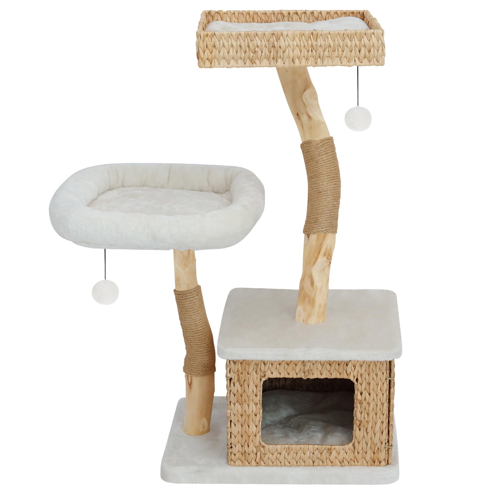 KULAMOON modern cat tree easy assembly saves setup time