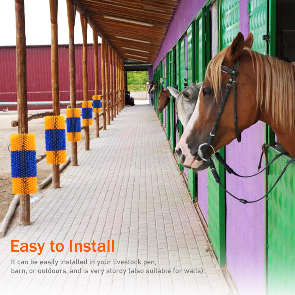 KUNBEIEN installation in stable wall demonstrates outdoor-friendly mounting option