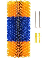 KUNBEIEN Livestock Scratch Brush Kit closeup bristles for robust grooming in busy stalls.