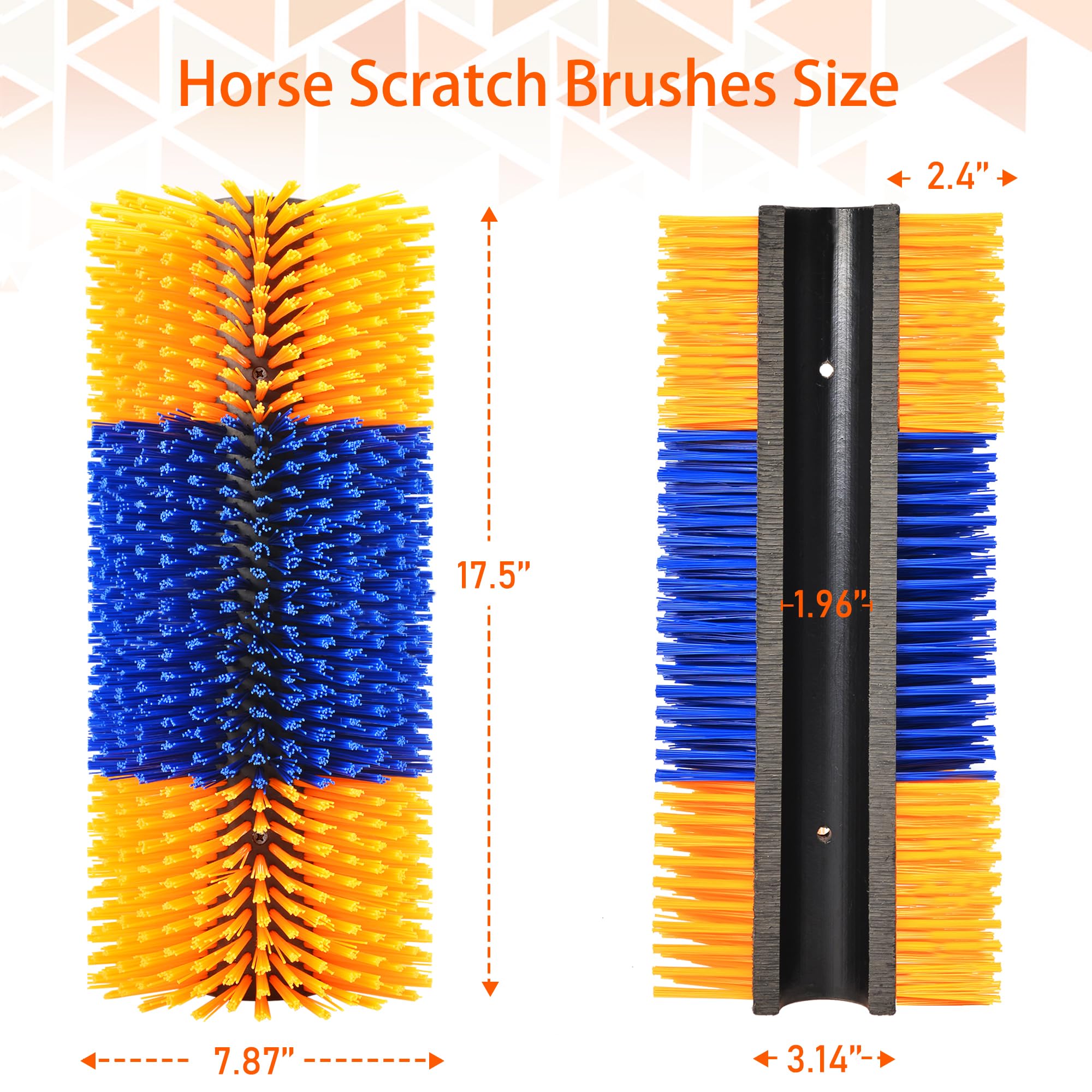 KUNBEIEN outdoor barn setup illustrates practical deterrent against fence rubbing