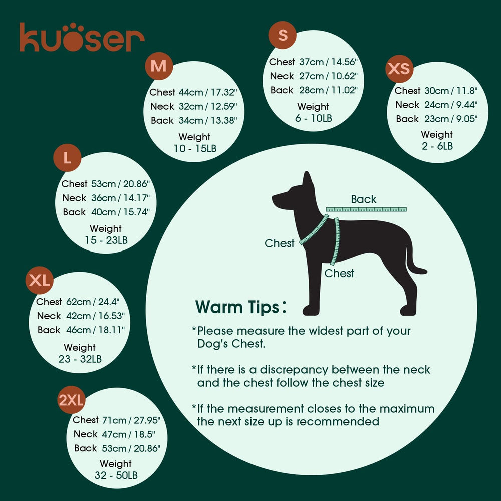 Kuoser dog christmas sweater leash-hole design enables easy harness attachment.