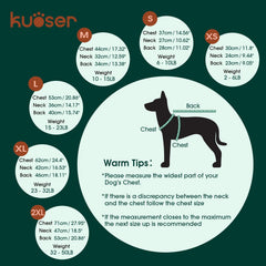 Kuoser dog christmas sweater leash-hole design enables easy harness attachment.