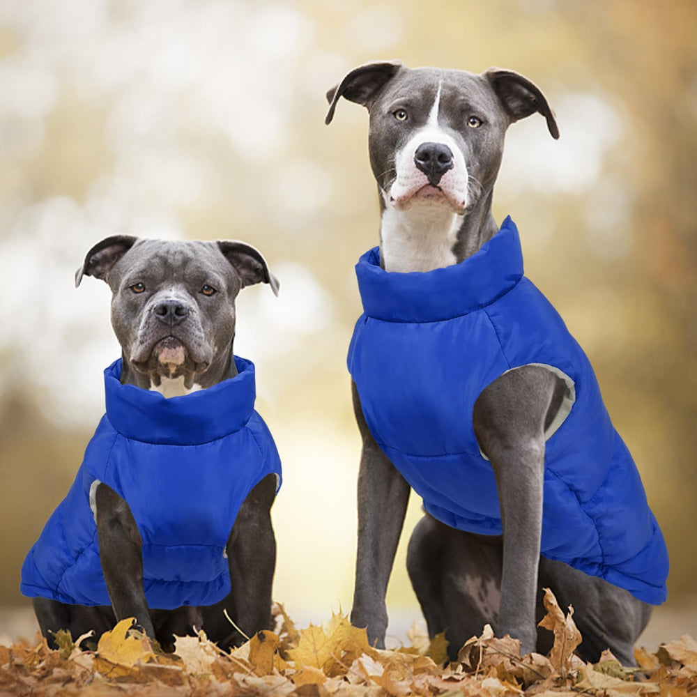 Kuoser Dog Coat Puffer Vest size range XS to 2XL for versatile fits