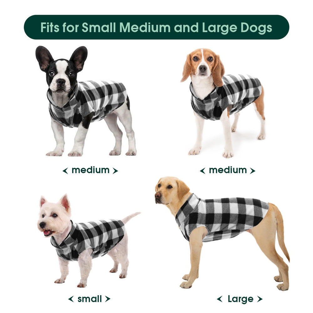 Kuoser plaid fleece vest pattern highlights festive winter style