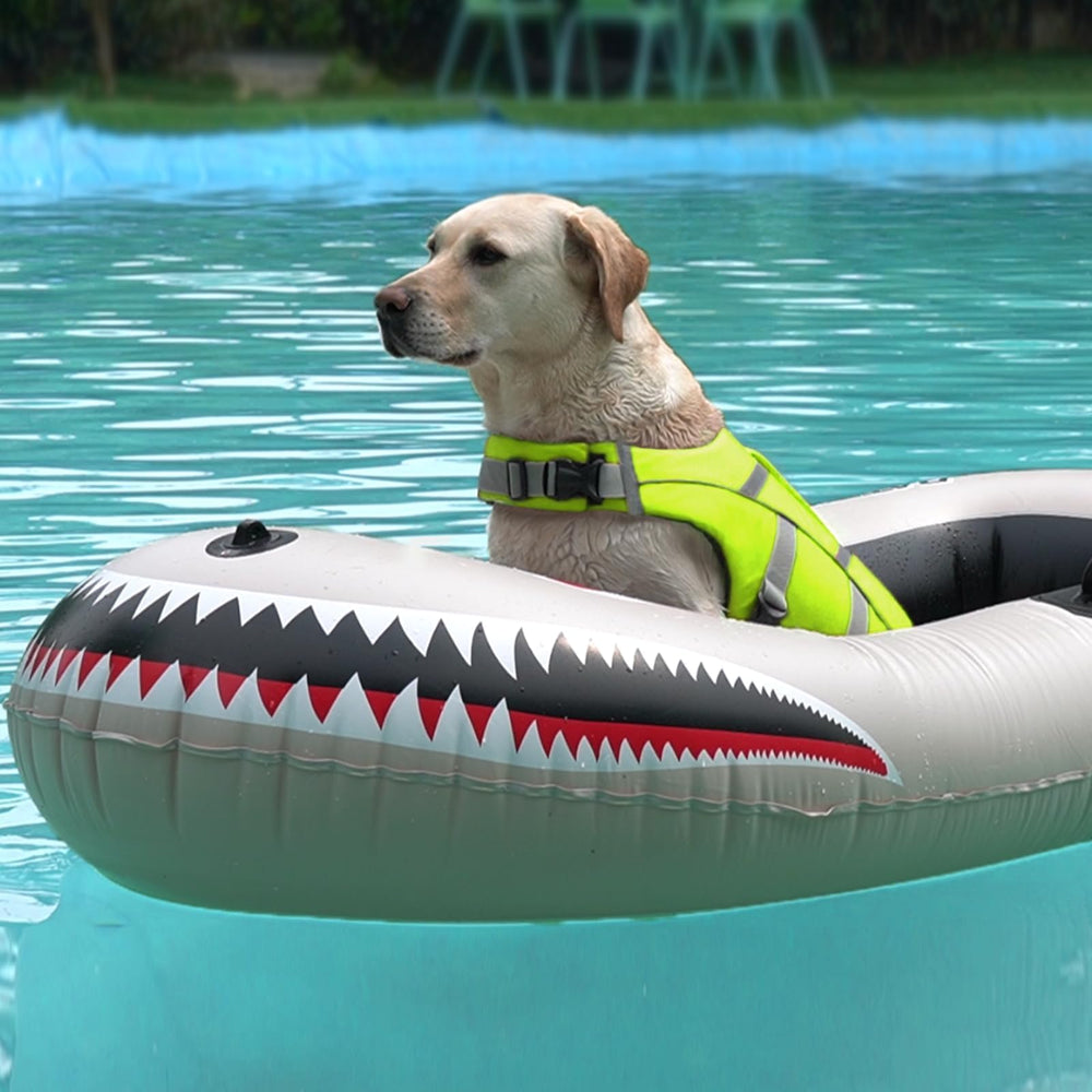 Kuoser large dogs green life vest combines safety and style
