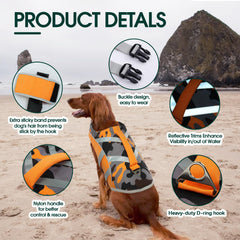  Kuoser life jacket quick-release buckles closeup demonstrates easy, secure sizing