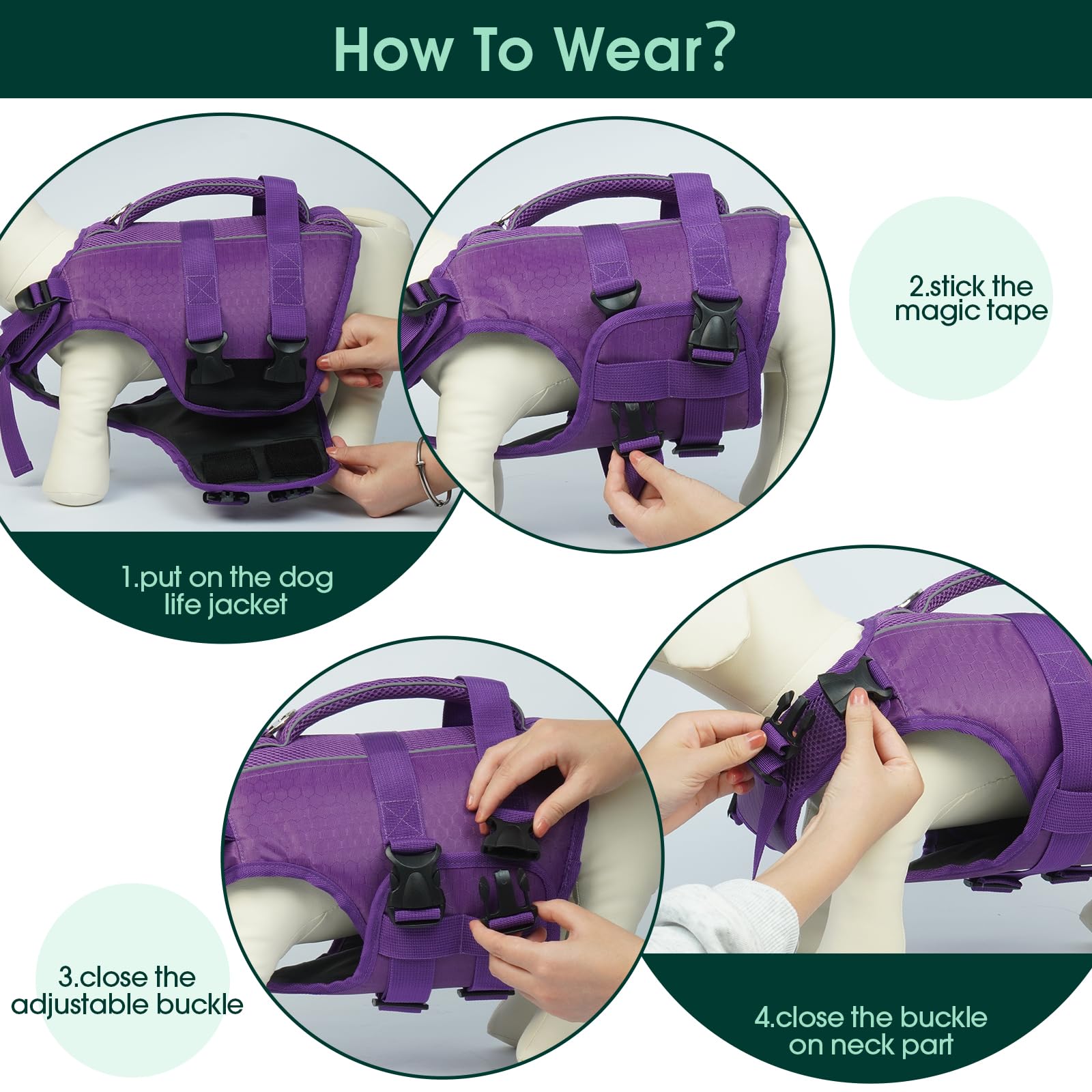Kuoser sizing options XS-XXL fit most breeds securely.
