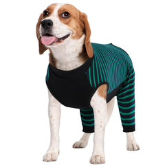 Kuoser dog recovery suit rear leg sleeve provides gentle wound protection during healing