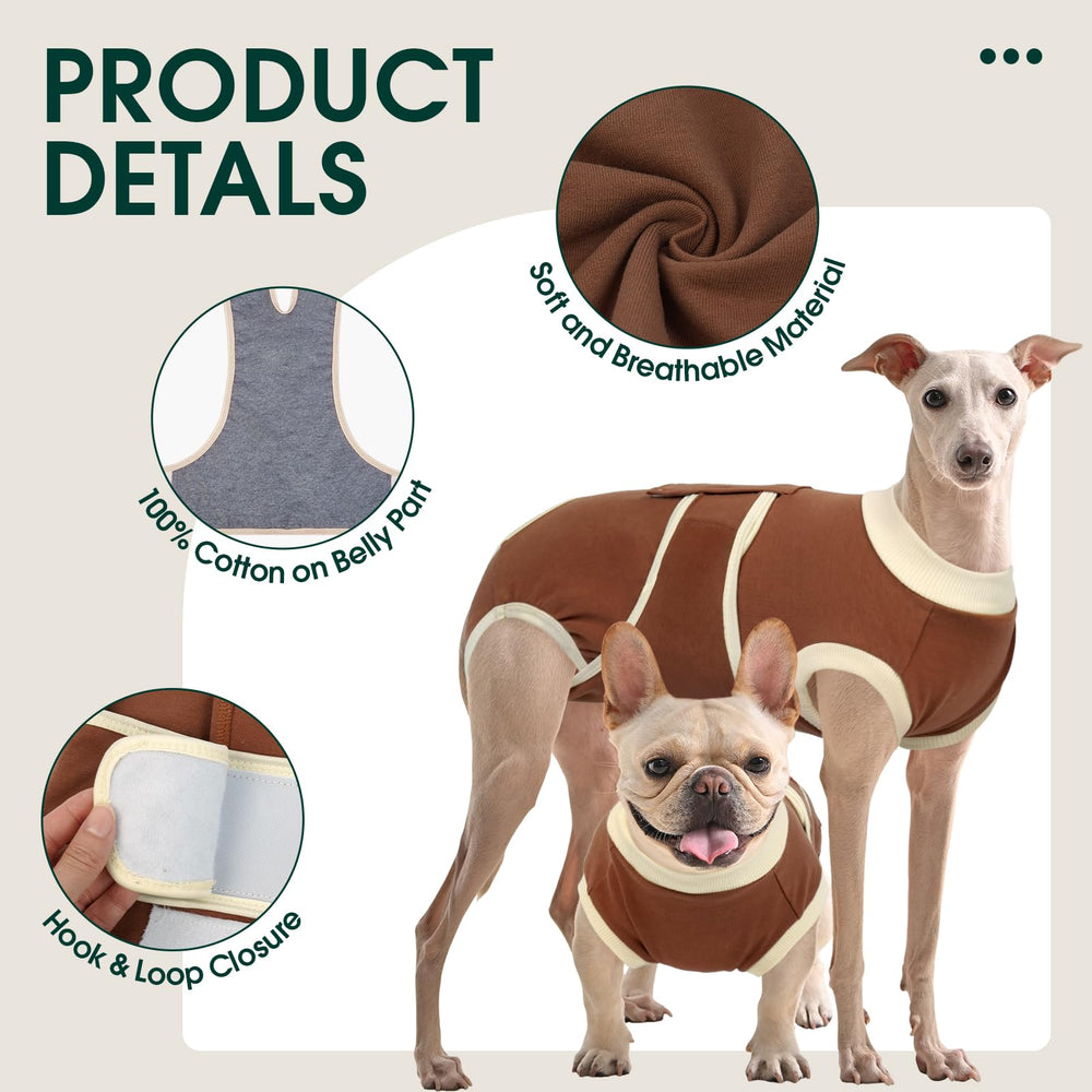 Kuoser dog recovery suit wound protection keeping incision clean during healing
