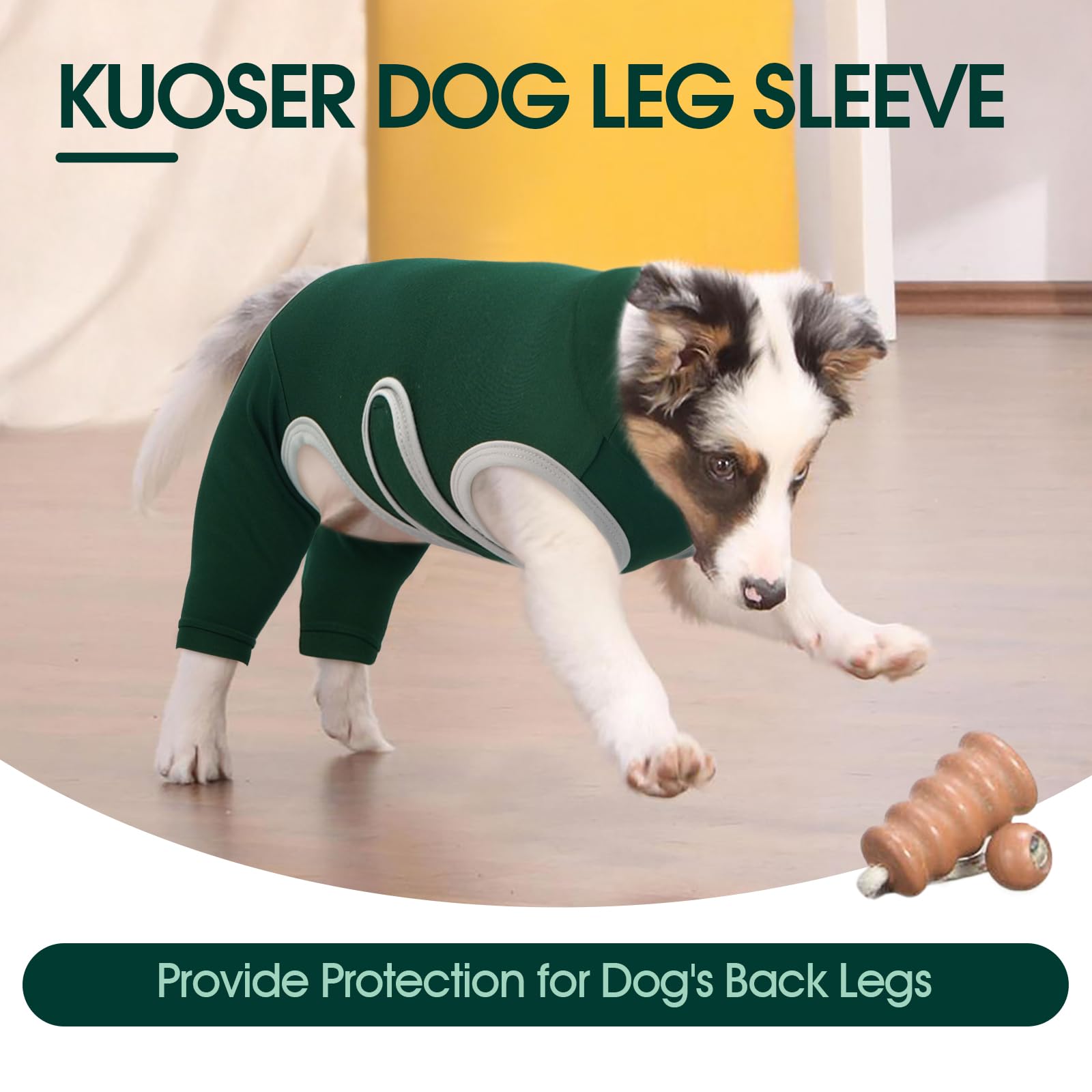 Sizing guide: measure back length and chest girth for the Kuoser suit.