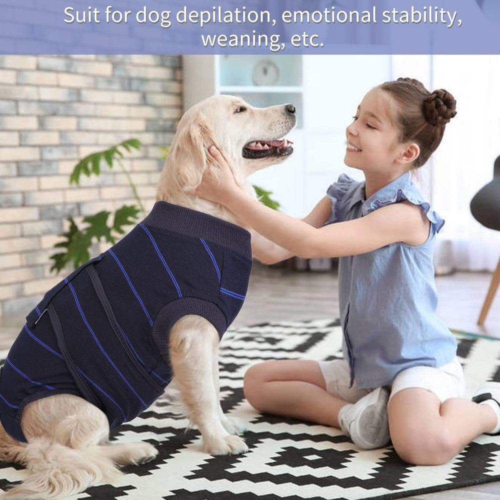 Kuoser snug-fit recovery suit fits most dog breeds, from Beagle to Golden Retriever.