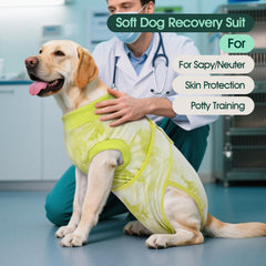 Kuoser recovery suit close-up shows soft breathable material for flexible post-op movement