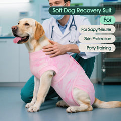 Kuoser dog surgery recovery suit soft breathable material supports comfort and gentle healing