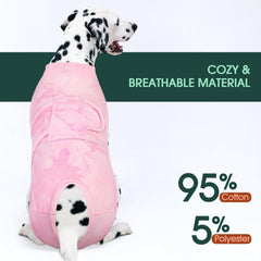 Kuoser recovery suit underbelly pad protects wounds