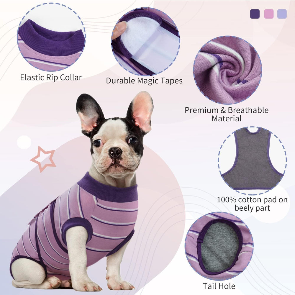 Kuoser dog surgery recovery suit blue option shows versatile color for daily use.