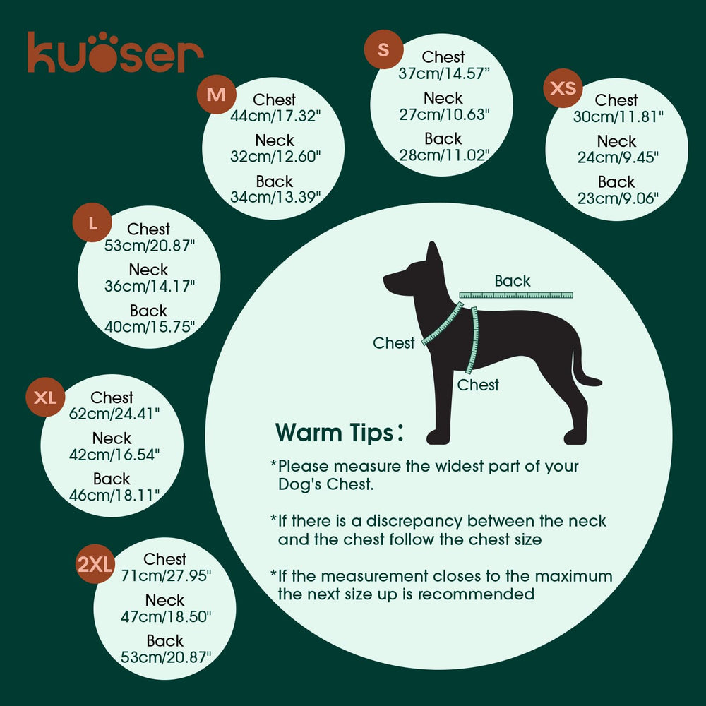 Kuoser dog sweater with leash hole ensures secure harness access for safe walks.