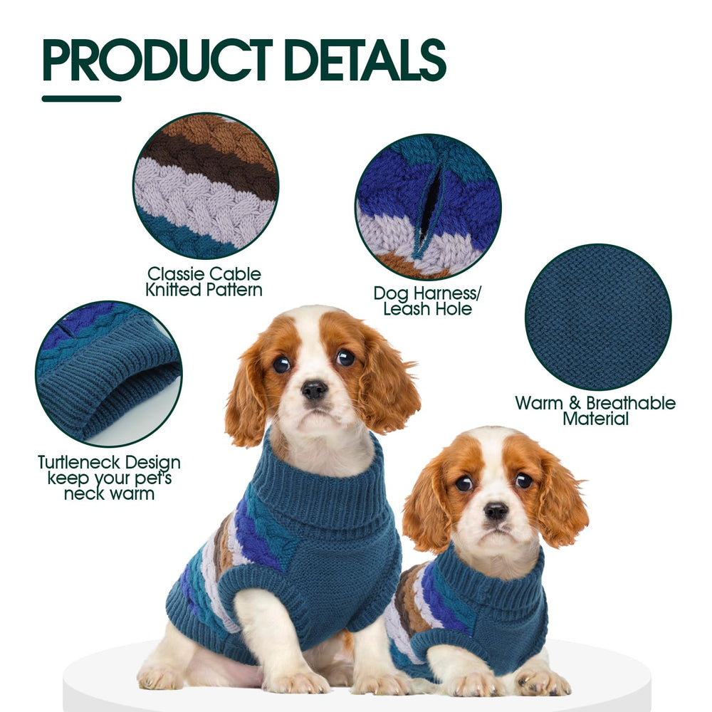 Kuoser size-chart image shows seven sizes including 3XL for big dogs.