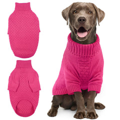 Kuoser dog sweater soft-knit fabric for cozy warmth on cold days