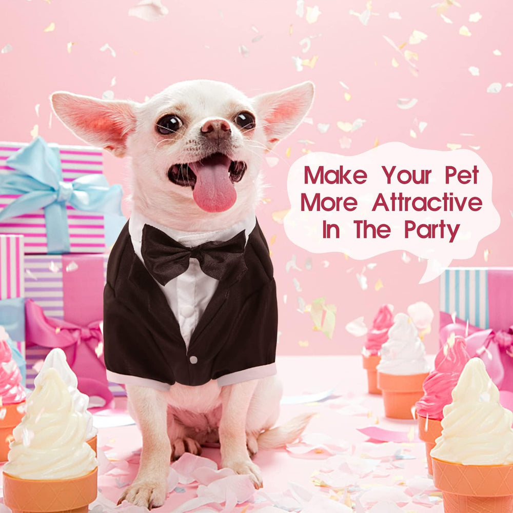 Kuoser dog tuxedo packaged and folded for storage