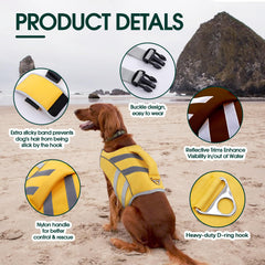 Kuoser durable ripstop fabric life jacket ready for active water play.