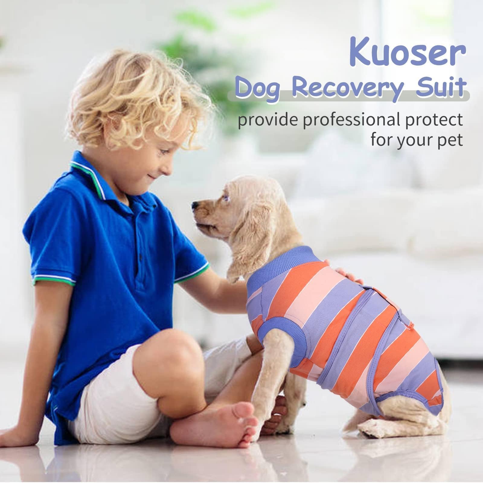 Kuoser easy-on, easy-off magic tape closure for quick wear.