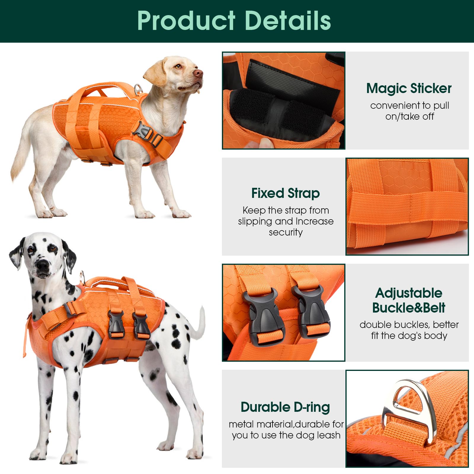 Kuoser flotation-detail highlights high-density foam for buoyancy