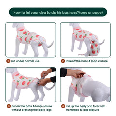 Kuoser post-op clothing easy-to-wear design makes bathroom breaks simple.