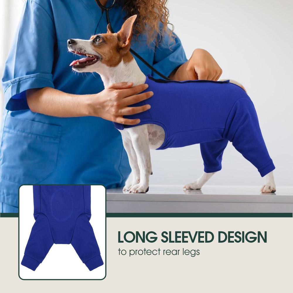 Kuoser recovery suit with easy-on/off magic stickers for quick changes