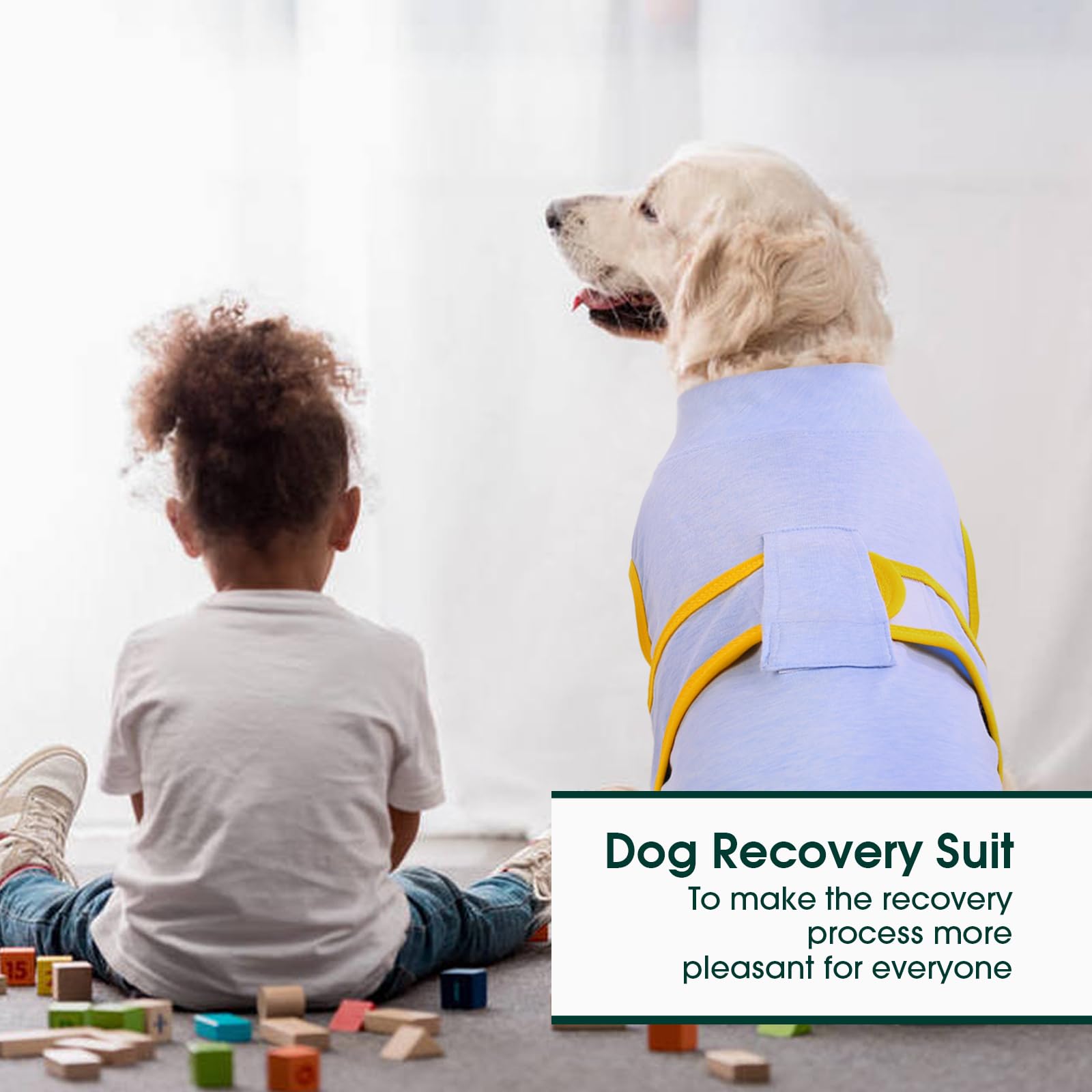 Kuoser Recovery Suit post-surgery use in action for healing.