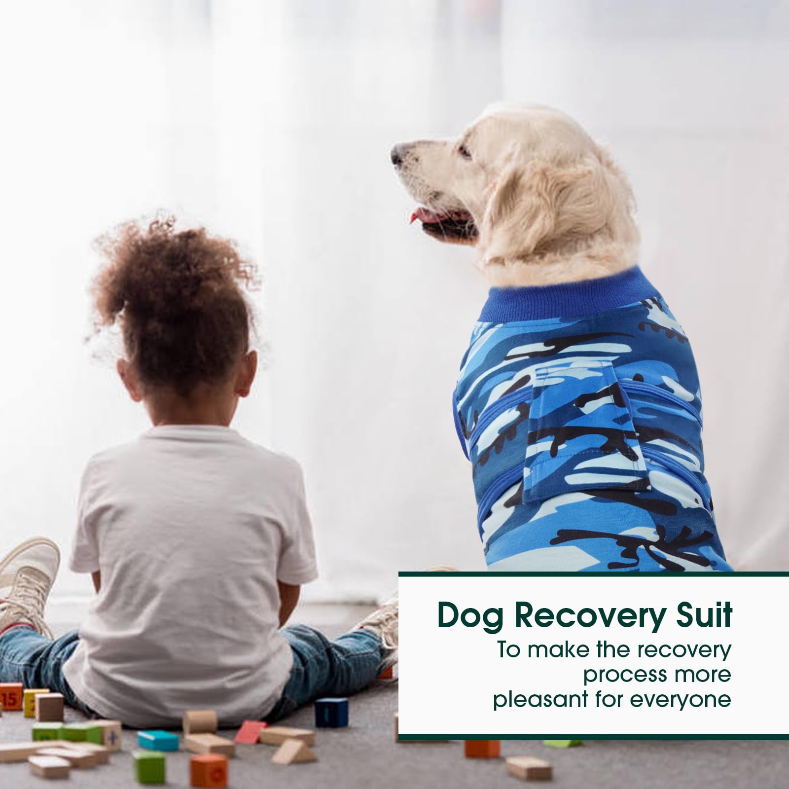 Kuoser Recovery Suit highlights shedding-control for easier skin comfort.