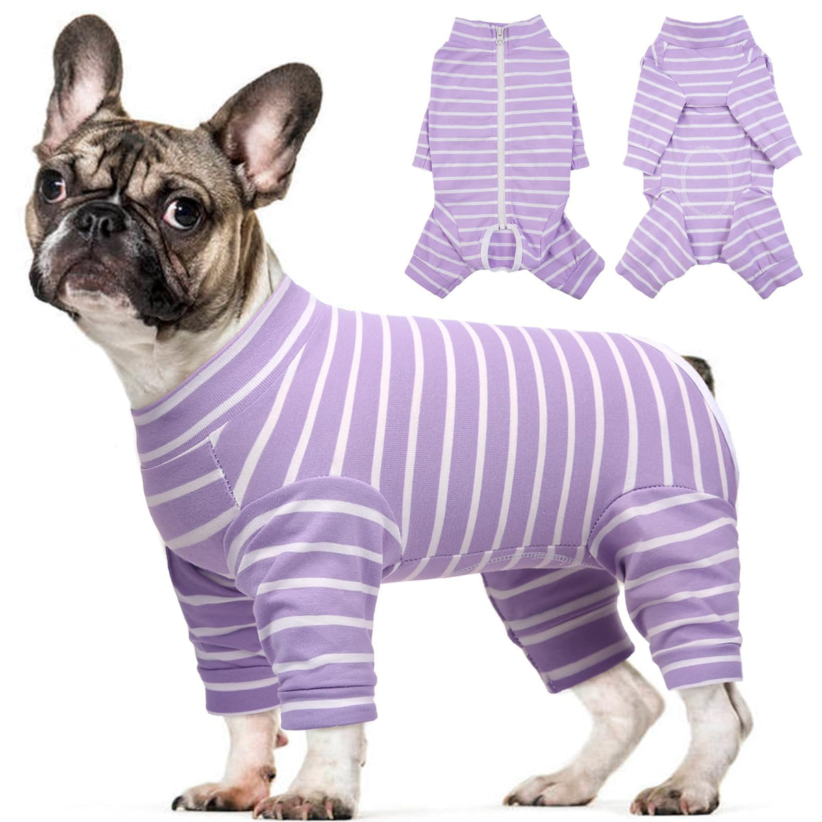Kuoser recovery suit for small dogs back view protects incision and promotes calm post-surgery care