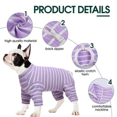 Kuoser recovery suit button closure makes on/off easy without hair tangling