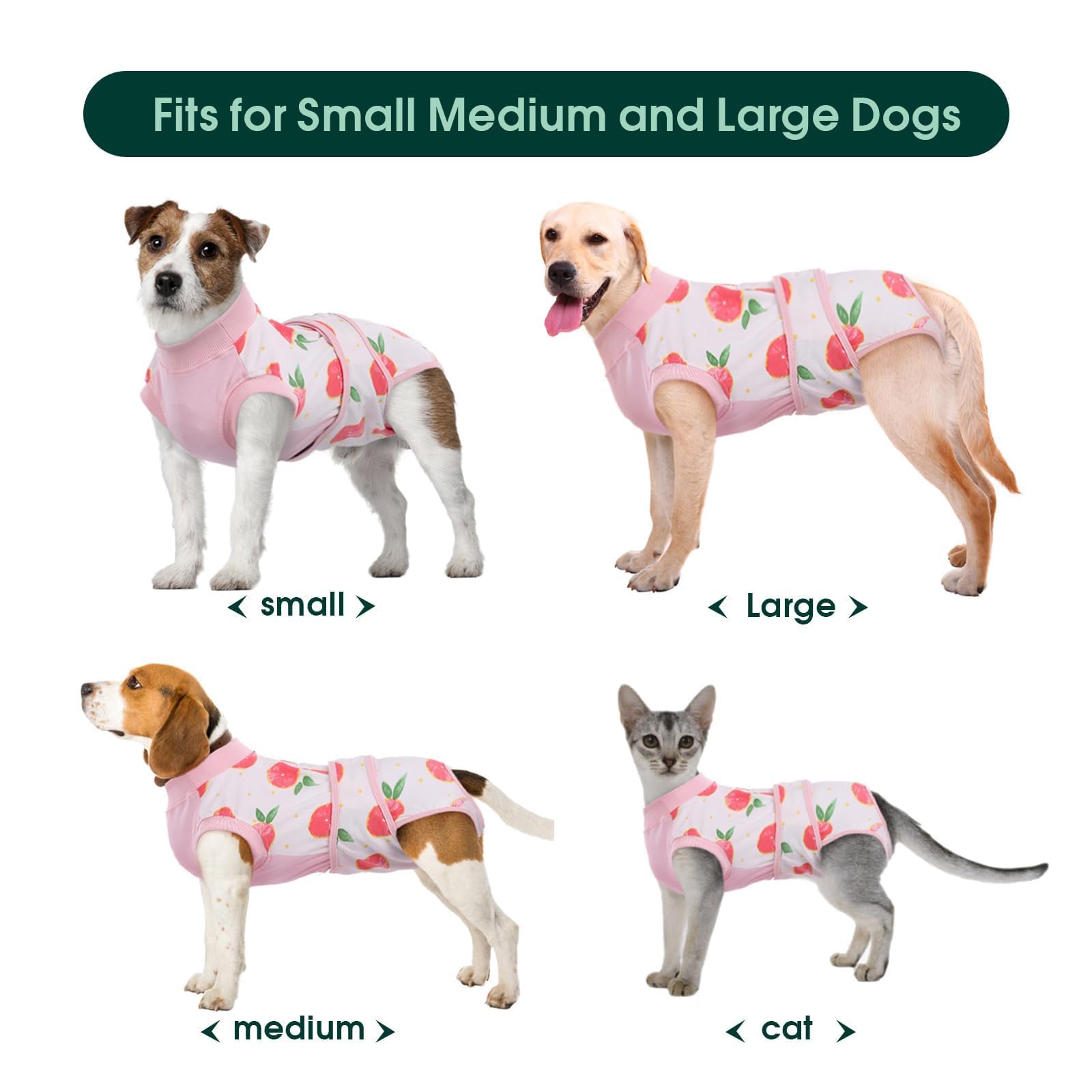 Kuoser Recovery Suit fabric is machine-washable for easy care and hygiene