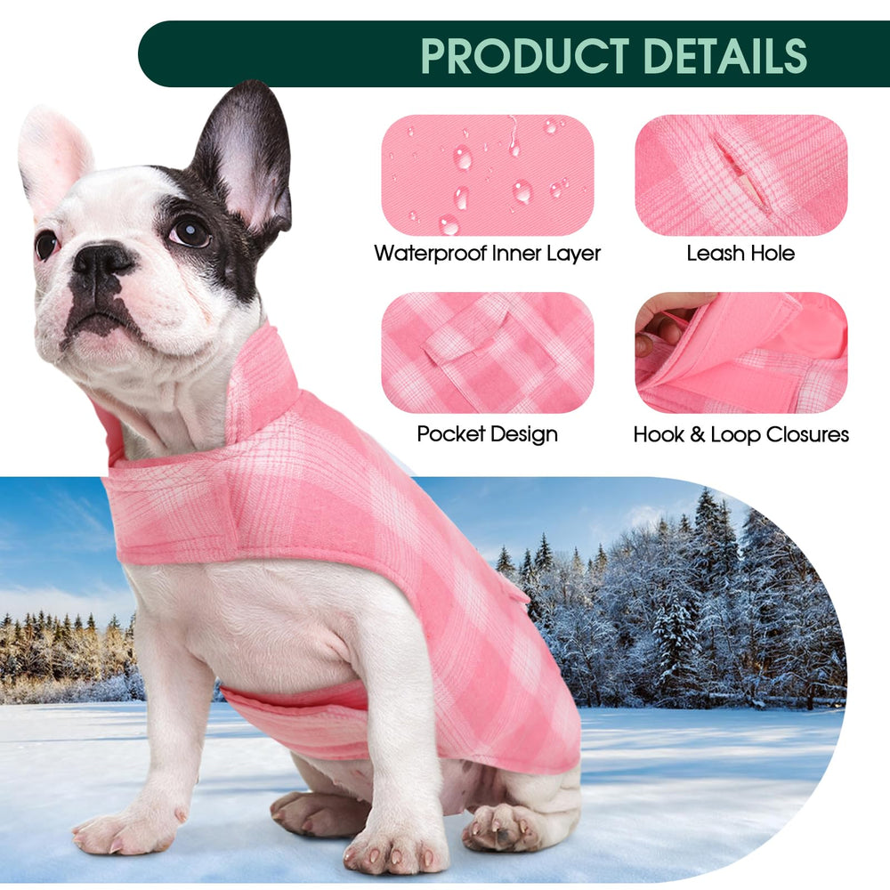 Kuoser Reversible Winter Coat hook-loop closures enable quick on-off.