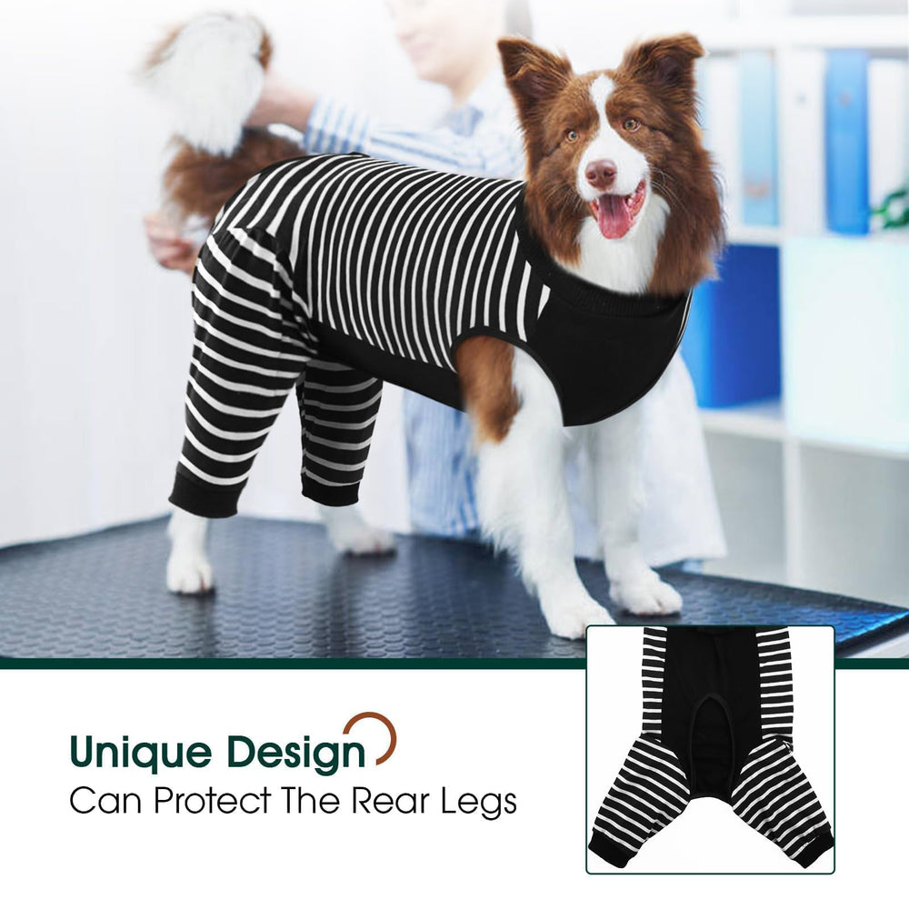 Kuoser soft fabric recovery suit delivers comfortable coverage during healing.