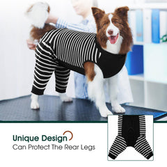 Kuoser soft fabric recovery suit delivers comfortable coverage during healing.