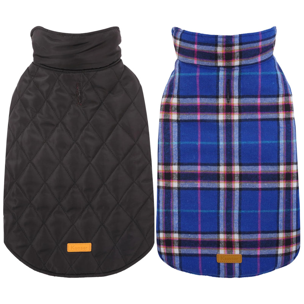 Kuoser waterproof dog coat front view shows weather protection for outdoor adventures