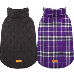 Kuoser waterproof dog coat front view highlights secure fit for all-weather walks