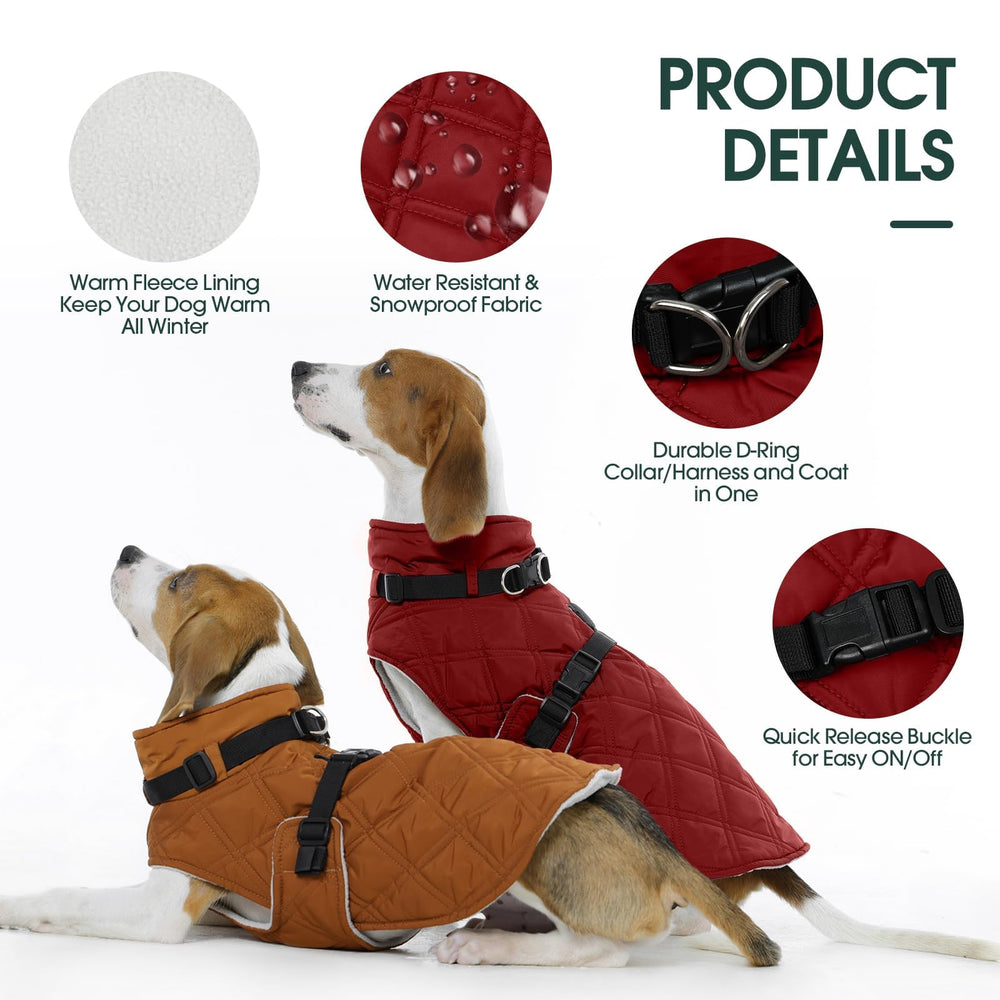 Kuoser waterproof snow jacket protects on damp trails and light snow for dry warmth