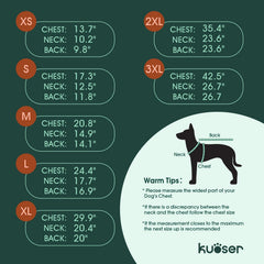 Kuoser windproof and waterproof fabric close-up ensures protection against wind and snow.