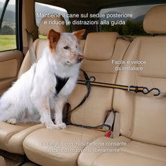 Kurgo Auto Zip Line nylon tether provides reliable restraint and convenience.