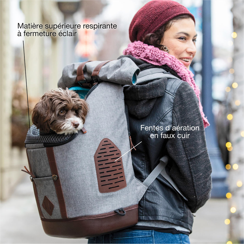 Kurgo dog carrier backpack laptop pocket fits essentials for commuting